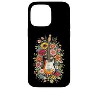 Guitar Love Floral Botanical Cottagecore Flowers Guitarist Case for iPhone 14 Pro Max