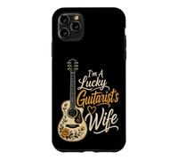 Guitar Lover I'm A Lucky Guitarist's Wife Vintage Gift Case for iPhone 11 Pro Max