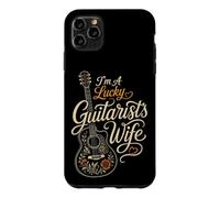 Guitar Lover I'm A Lucky Guitarist's Wife Vintage Gift Case for iPhone 11 Pro Max