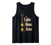 Guitar Lover The Lake The Moon My Guitar Vintage Gift Tank Top
