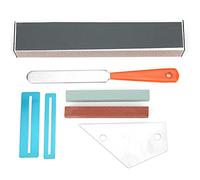 Guitar Luthier Tool Set Including Guitar Fret Leveling Beam Guitar Repair Accessories for Cleaning Polishing Leveling