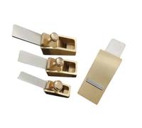 guitar maintenance tool kits Various Size Flat Bottom Mini Planes Violin Guitar Woodworking Tools Copper Metal(All 4 pieces planes)