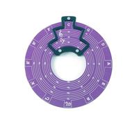 Guitar Maintenance Tools Circle Of Fifths Wheel Guitar Chord Progression Melody Luthier Tools(Purple)