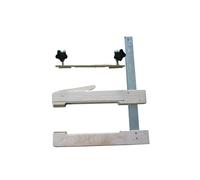 Guitar Maintenance Tools Classical Guitar Bridge Making Luthier Tool Iron Deep Throat Clamp F Shape Fixture(Type3)