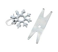 Guitar Maintenance Wrench Multifunctional Snowflake Bottle Opener for Perfect Tuning and Setup Multifunctional Snowflake