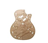 Guitar making tools 41 Inch Positive Barrel Corner Making Folk Acoustic Guitar Sound Beam Code Position Wooden Template (Color : 2)