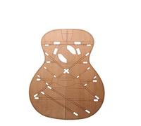 Guitar making tools 41 Inch Positive Barrel Corner Making Folk Acoustic Guitar Sound Beam Code Position Wooden Template (Color : 1)
