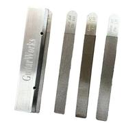 Guitar Making Tools 4PCS/Set Guitar Nut Fret Crowning Slot Filing Luthier Repair Tool Kit Guitar Polished Tool