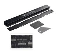 Guitar Making Tools 4Pcs/set Tools Guitar Neck Straight Edge Fret Leveling Beam Ruler Kit Set Guitar Maintain Repair Accessories