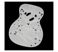 Guitar Making Tools For Beginners Acoustic Guitar Making Tools Acrylic Model Neck Shaping Mold(3)