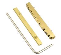 Guitar Making Tools Guitar Brass Bridge Nut Replacement Adjustable Height Nut Split Regulation Nut Guitar Accessory Easy To Install