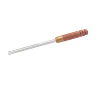 Guitar Making Tools Guitar Fret Repair Tool Guitar Fret Groove Polishing Luthier Tools Wooden/Rubber Handle Maintenance(Wooden 6)