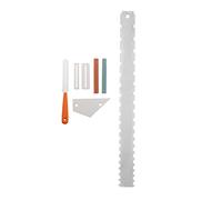 Guitar making tools Guitar Luthier Tool Includes Guitar Fret Bandage Making Tool Stainless Steel Guitar Neck Notched Edge (Color : 7pcs)