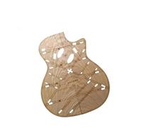 Guitar Making Tools Kit 41 Inch Positive Barrel Corner Making Folk Acoustic Guitar Sound Beam Kong Qin Code Position Wooden Template(2)