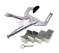 Guitar Making Tools Kit Fingerboard Handheld Fret Press Insert Tool With 9 Radius Inserts Guitar Luthier DIY Guitars Ukulele Repair Tool(Fret Press)