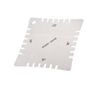 Guitar Making Tools Kit Guitar Fingerboard Radian Measuring Ruler 4-piece Guitar Care Tool Stainless Steel Guitar Ruler With Toothed Radian Ruler
