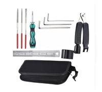 Guitar Making Tools Kit Guitar Repair And Maintenance Kit String Changing Tool Tuning Wrench Guitar Repair And Debugging Kit Tool Kit(02)