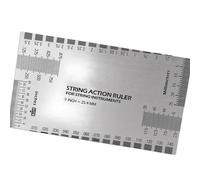 Guitar Making Tools String Action Ruler Gauge Stainless Steel Guitar String Measuring Tool Height Gauge Guitar Set Up Repairing Tool
