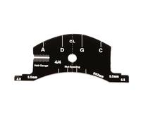 Guitar making tools Violin Bridges Multifunctional Mold Template Violin Bridges Repair Reference Tool Fingerboard Scraper Making Tool (Color : E)