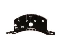 Guitar making tools Violin Bridges Multifunctional Mold Template Violin Bridges Repair Reference Tool Fingerboard Scraper Making Tool (Color : F)