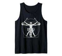 Guitar Marching Band Da Vinci Guitarist Vintage Tank Top