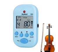 Guitar Metronome: LCD Precision Meter, Adjustable Volume Device, Mechanical Music Timer | Practice Rhythm Control Tool for Piano, Violin, BA