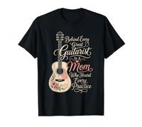 Guitar Mom Behind Every Great Guitarist is A Mom Gift T-Shirt