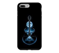 Guitar Mountain Lake Moon Line Art Guitarist Gift Case for iPhone 7 Plus/8 Plus