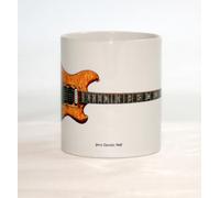 Guitar Mug. Jerry Garcia's Wolf Guitar Illustration.
