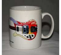Guitar Mug. Paul McCartney's 1964 Rickenbacker 4001S Bass Illustration.