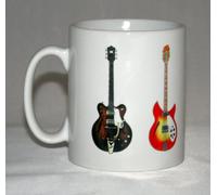 Guitar Mug. The Fab Four's Guitar Illustrations
