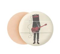 guitar music instruments man Air Cushion Makeup Foundation Sponge Powder Puff