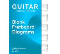 Guitar Music Paper - Blank Fretboard Diagrams