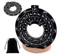 Guitar Music Theory Disc, Chord Wheel Learning Tool, Precise Loop of Fifths Chart, Ideal for Beginners, Songwriters, and Professional Musicians for Harmony Progression Practice