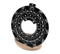 Guitar Music Theory Disc Circle - Circle of Fifths Wheel | Chord Wheel with Stand Holder | Musical Instrument Learning Tool for Guitar, Piano, Ukulele, and Beginner Music Students