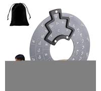 Guitar Music Theory Disc Circles of Fifths - Sturdy Guitar Music Theory Disc Chord Wheel,Precise Circles of Fifths for Guitarists Bassists Pianists