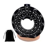 Guitar Music Theory Disc Fifth Circles, Fifth Circles Wheel, Chord Wheel Guitar Music Theory, Precise Fifth Compass for Guitarists, Bassists, Pianists