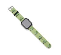 Guitar My Dad Rocks Silicone Watch Strap Compatible with IWatch Adjustable Sports Band Unisex 38mm/40mm