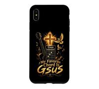 Guitar My Favorite Chord Is Gsus Funny Christian Gift Case for iPhone XS Max
