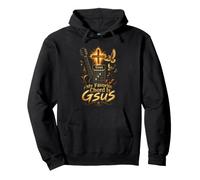 Guitar My Favorite Chord Is Gsus Funny Christian Gift Pullover Hoodie