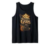 Guitar My Favorite Chord is Gsus Funny Christian Gift Tank Top