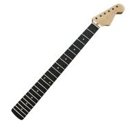 Guitar Neck 22 Frets 25.5 Inch Gloss Dot Inlay Maple Ebony Fingerboard Parts