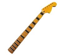 Guitar Neck 22 Frets 25.5" Maple Fingerboard Black Block Inlay Replacement Parts
