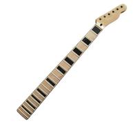Guitar Neck 22 Frets 25.5" Maple Fingerboard Black Block Inlay Replacement Parts
