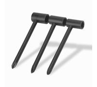 Guitar Neck Adjustment Spanner, Pipe Shape Design Guitar Rod Wrench 3 Pcs Guitar Truss Rod Wrench For Taylor Guitars Electric Guitar Diy Parts(7/8/6.35Mm)(Black 6.35/7/8MM)