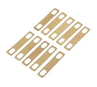 Guitar Neck Chock Bass Neck Shim Guitar Chock 10 Pieces Guitar Neck Shim Brass Corrosion Proof Universal Raised Wedges for Bass