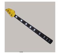 Guitar neck fretboard 20Frets Maple Electric Bass Guitar Neck Rosewood Fingeboard Yellow Paint Musical Instruments Accessories
