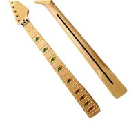 Guitar neck fretboard 22/24 Frets Maple Electric Guitar Neck Maple Fretboard Glossy Paint Wood Color Guitar Accessories Parts(22frets)