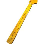 Guitar neck fretboard 22 Frets Inlay Dots Big Headstock Electric Guitar Neck Wholesale Guitar Accessories Parts Musical Instruments(Yellow)