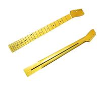 Guitar neck fretboard 22 Frets Maple Fingerboard Yellow Glossy Electric Guitar Neck Parts Accessories(22)